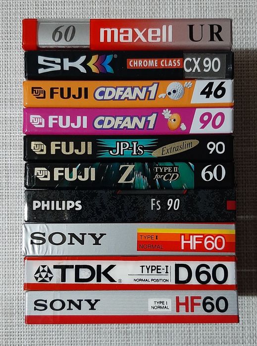Casete audio fuji sony maxell philips