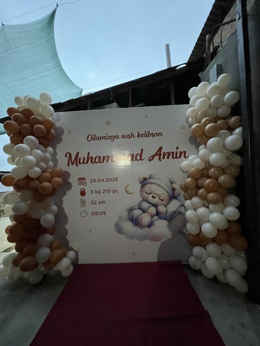 Afarmleniya shar va boshqa xizmatlar 450.000 dan boshlanadi