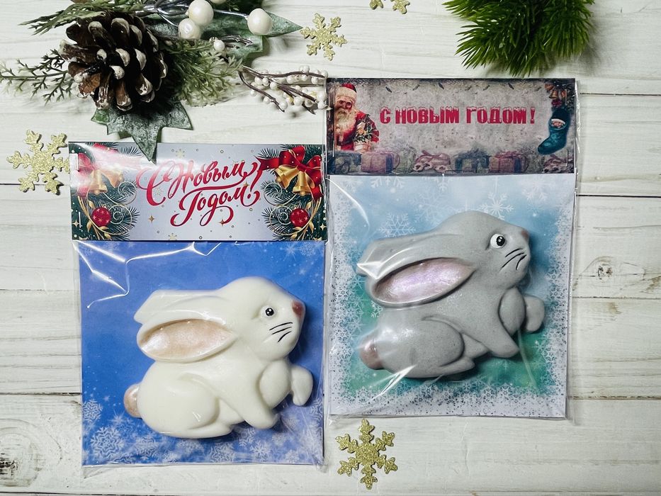 Мыло ручной работы новогоднее