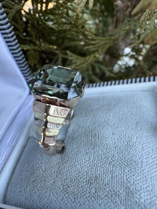 Inel din aur si turmalina