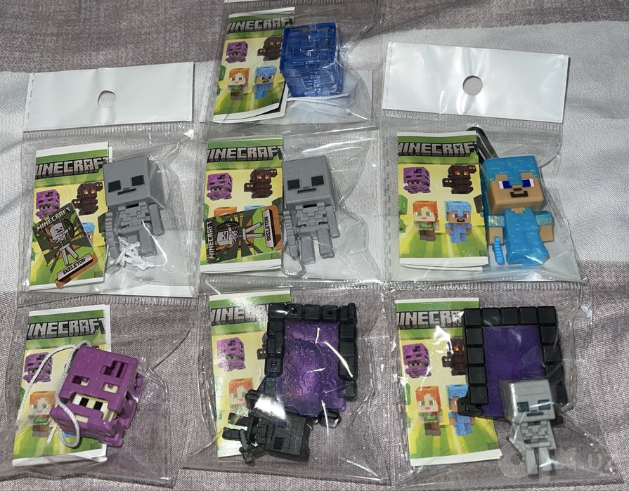 Коллекция Minecraft Kinder Joy.