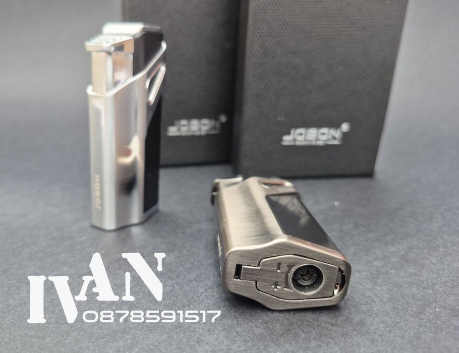 Запалка за пури Jobon с троен джет  (два цвята)