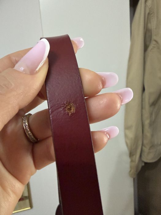 Curea Calvin Klein 85 cm piele naturala grena