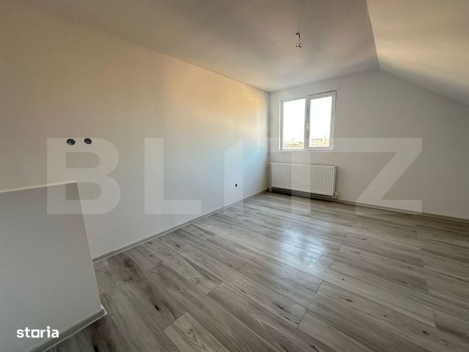 Duplex nou, 54 mp, scara interioara, centrala proprie – Micro 5, Hun
