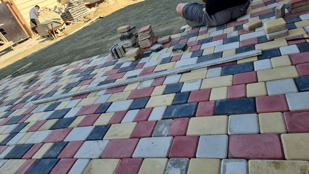 Укладка Брусчатка Стяжка делаем