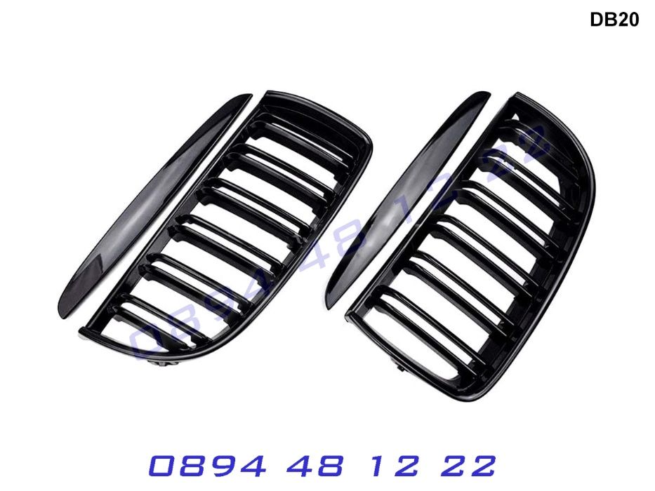 Двойни M3 M Бъбреци Решетки BMW E90 E91 2005 БМВ Е90 Е91 Гланц М3