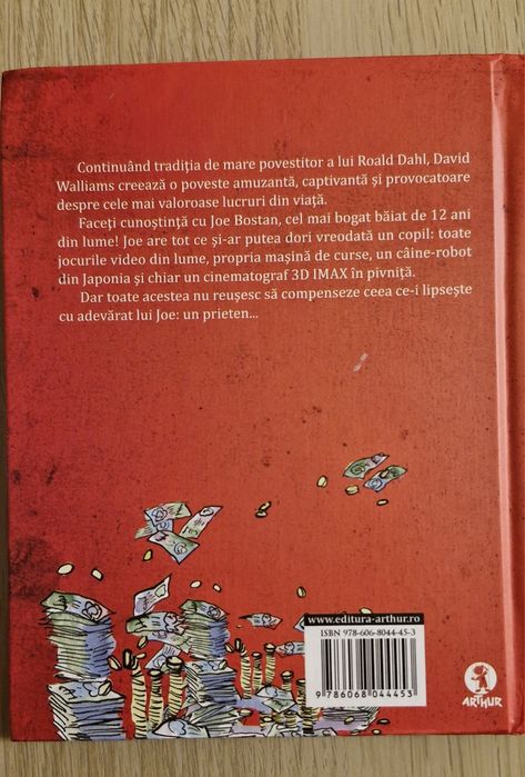 Băiatul miliardar - de David Walliams - Editura Arthur