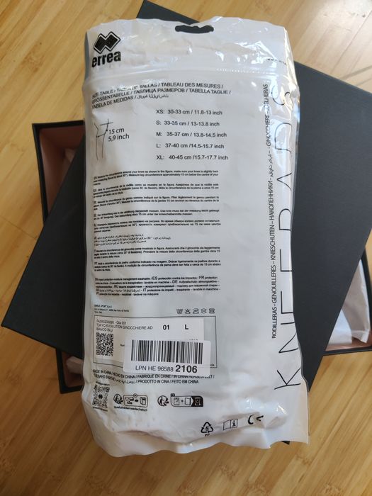 Genunchiere volei handbal Errea noi,  marimea L