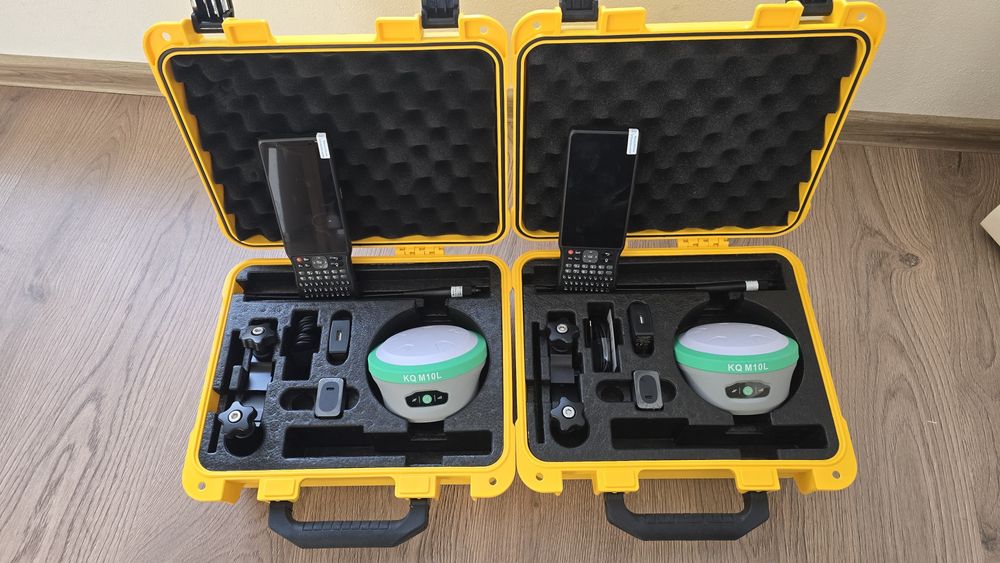 Sistem Rtk GPS KanQ super laser 100 m, 2Camere AlphaGeo South Emlid Me
