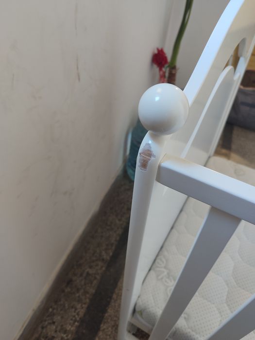 Детско Бебешко дървено легло