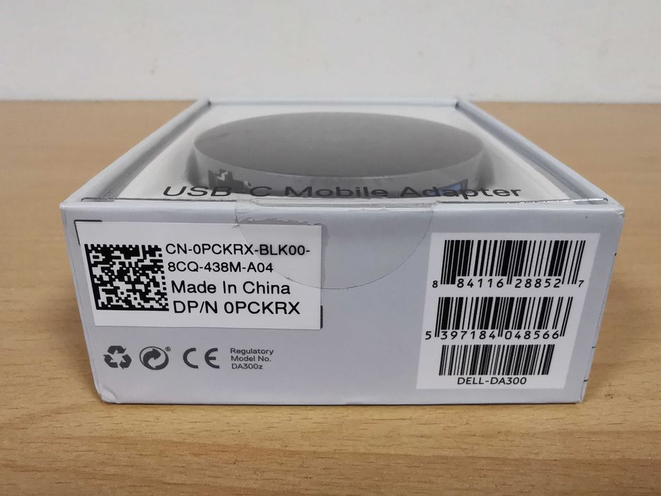 Докинг станция Dell DA300 с USB, USB-C, DisplayPort, HDMI, VGA и RJ45