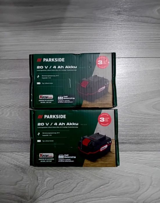 2 Acumulatori parkside 4ah