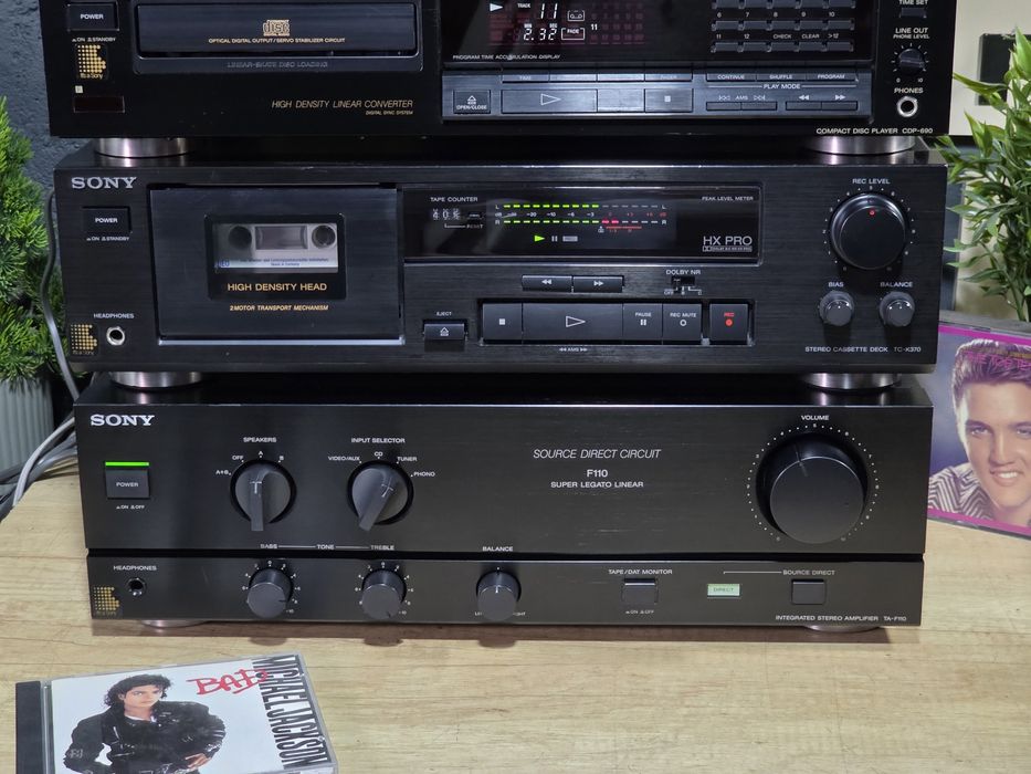 Linie audio SONY ,amplificator, deck,tuner,cd player , hifi retro