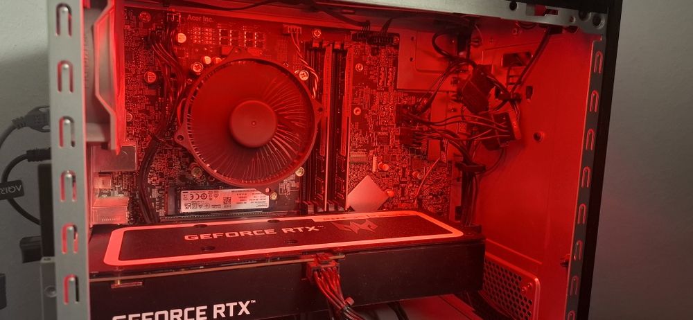 Sistem Desktop PC ACER Nitro 50, Intel Core i5-11400F pana la 4.4 GHz,