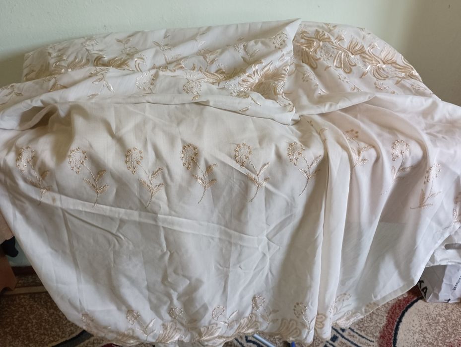 Шторы, тюль греческая.