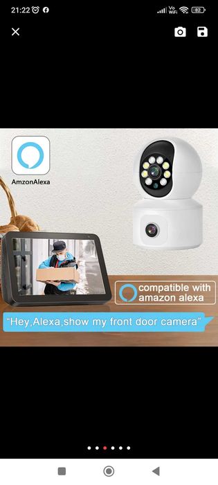 Нова! Camera 4K dual lens wifi