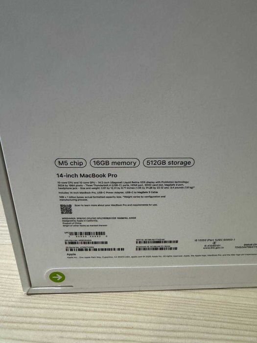 MacBook Pro 14-inch, M5-chip