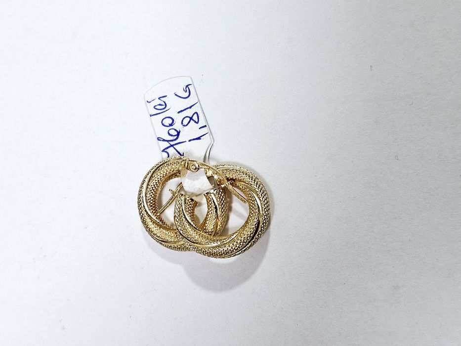Vand cercei din aur 14 k 1.81 g cod 589