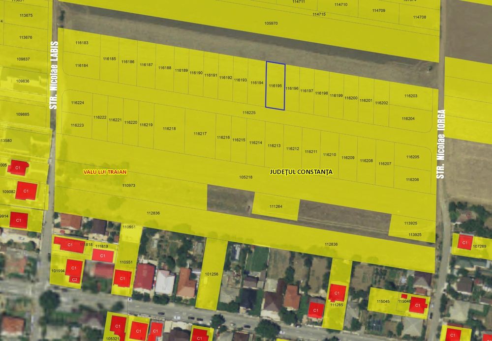 Teren intravilan - 418 mp - Valu lui Traian