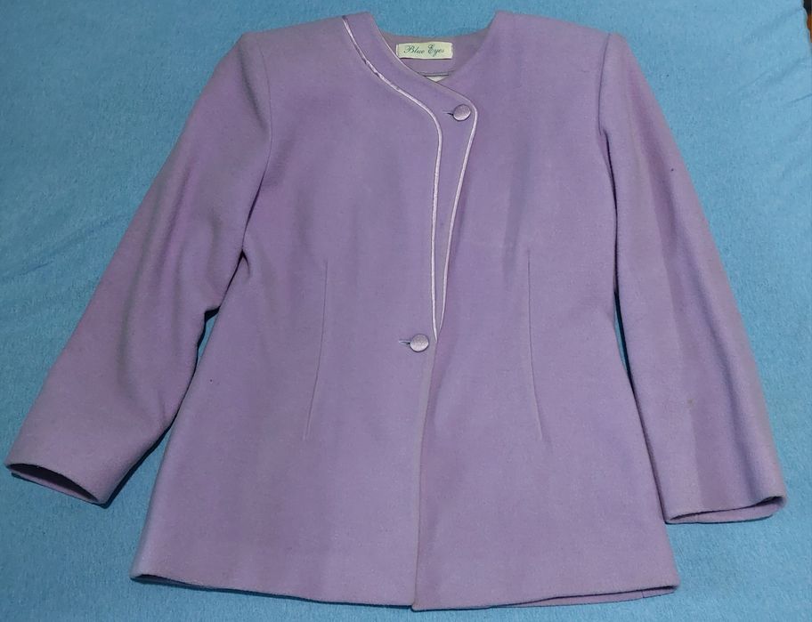 Costum cașmir violet