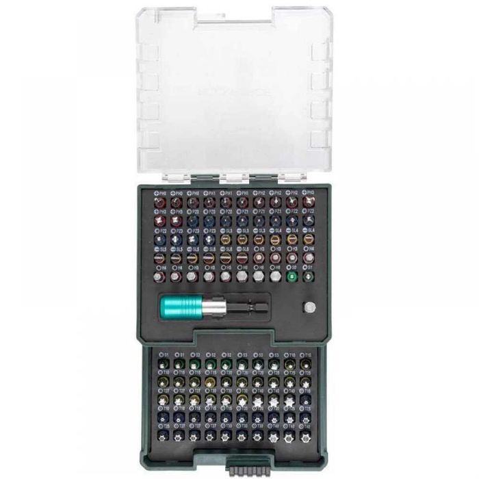 НЕМСКИ Комплект битове 102 части ROCKFORCE, RF-21023 + ЛЕД ФЕНЕР