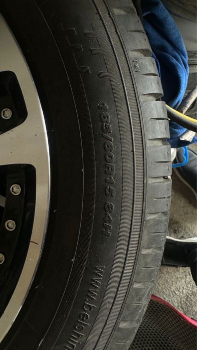 Продам R15 рельс резина и диск новая