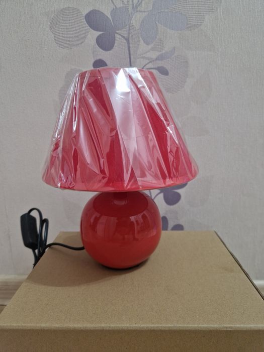 Veioză noptieră ceramică+textil