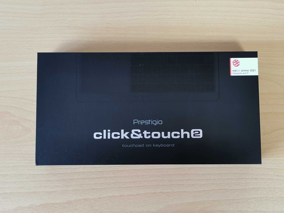 Безжична клавиатура с вградена тъч мишка Prestigio Click&Touch 2