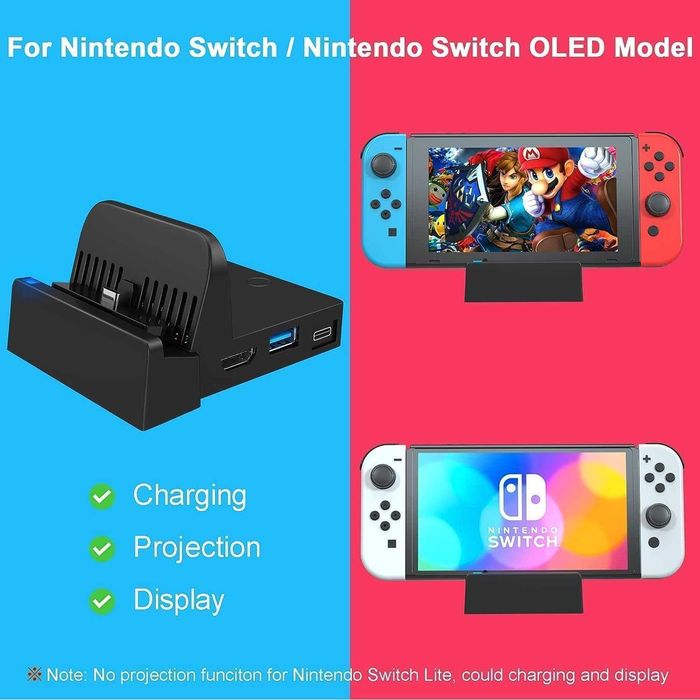 Докинг станция за Nintendo Switch/Nintendo Switch OLED