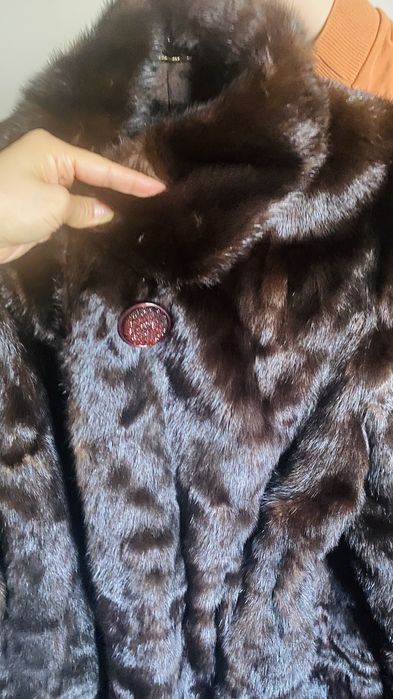 Шуба норковая длинная