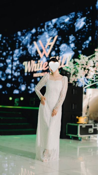 Платье вечернее белое