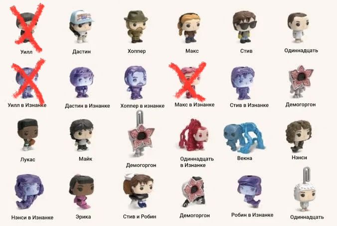 Фигурки ОСД киндер джой