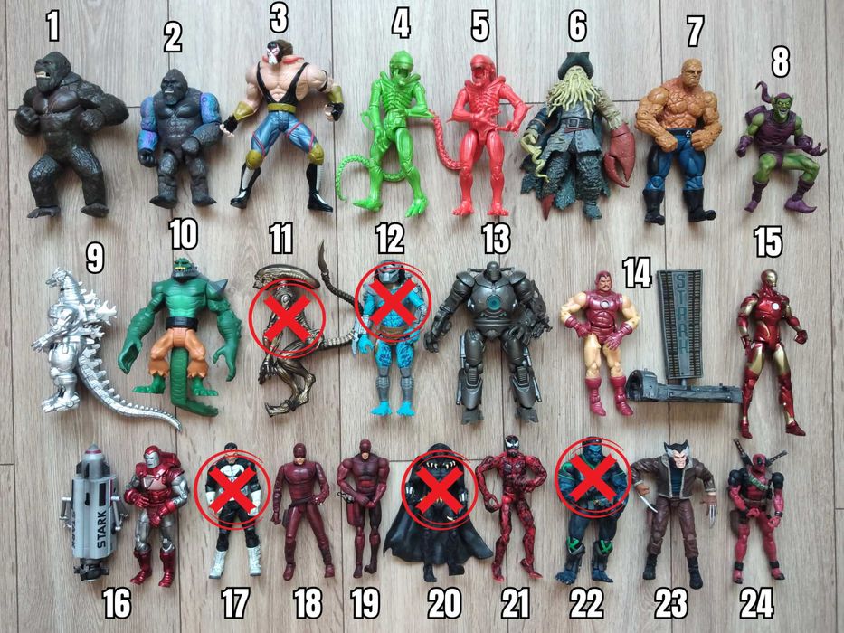 Колекционерски Екшън Фигурки - Batman, Marvel, DC, Spider-Man, Vintage