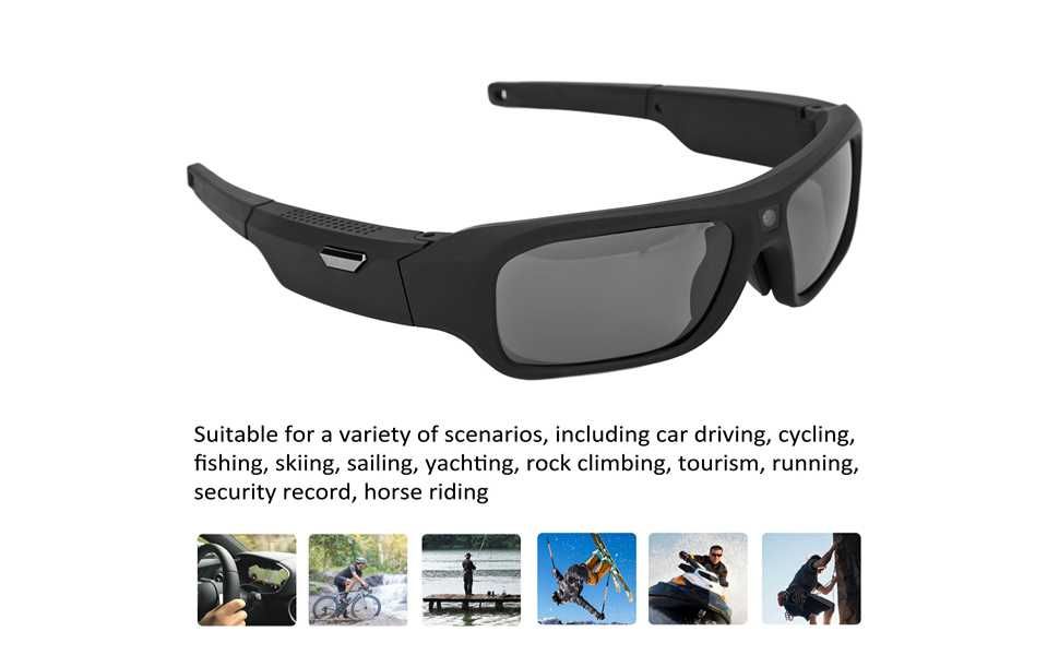 Шпионски Интелигентни слънчеви очила за запис на видео