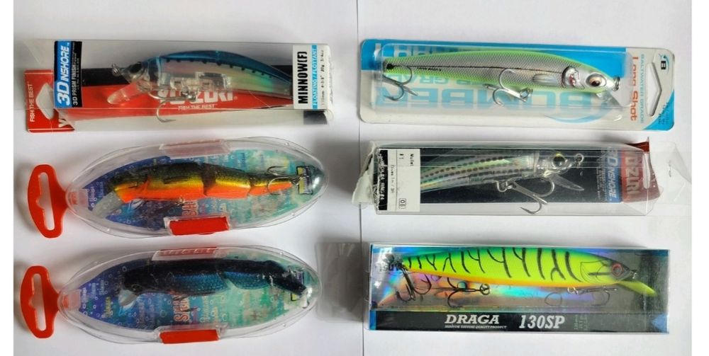 Продам воблера , приманки ,катушка для рыбалки