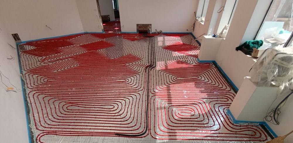 Водно подово отопление