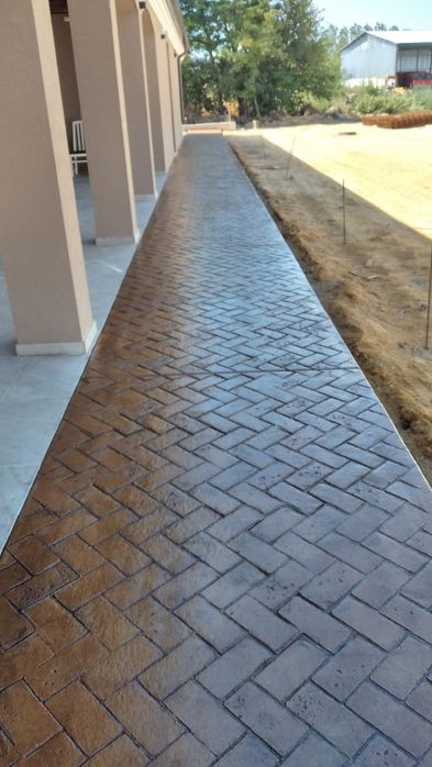 Щампован бетон .