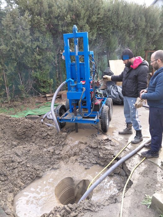 Foraje puțuri de mica și mare adancime denisipari prelungiri piloni