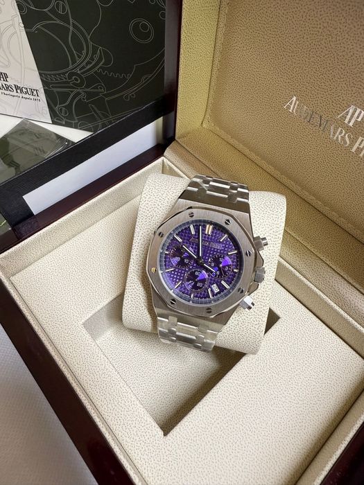 Ceas de mana barbati AP purple dial 43mm