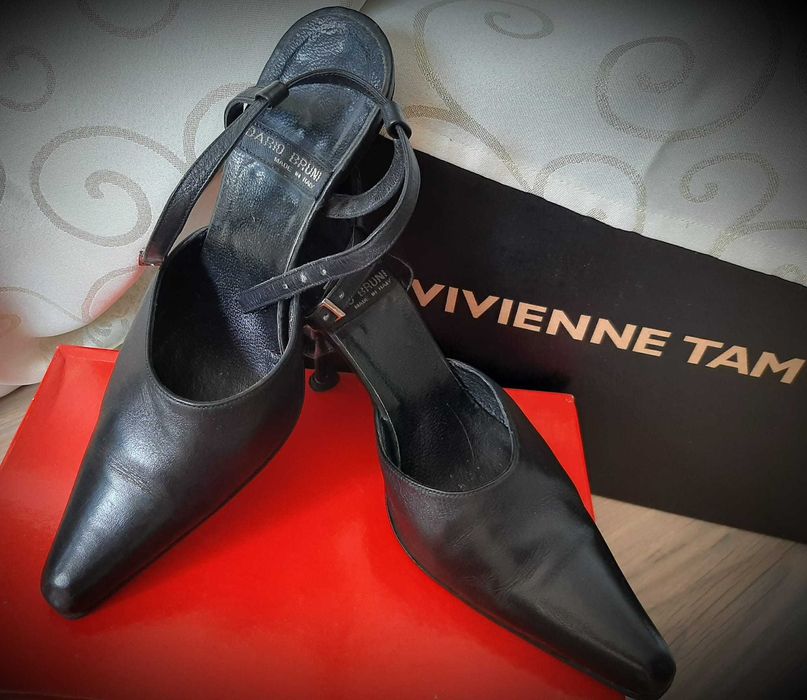 Елегантни официални обувки Dario Bruni /Дарио Бруни/  N35 в черен цвят