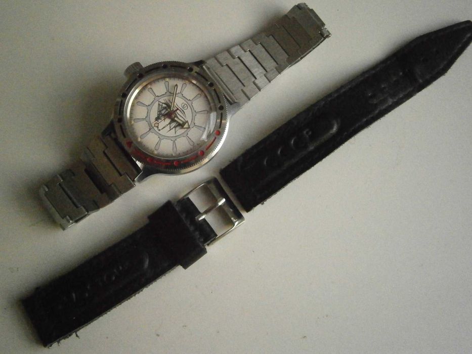 ВОСТОК Командирски, автоматик; стилизиран кораб; Русия; Нов! Топ!