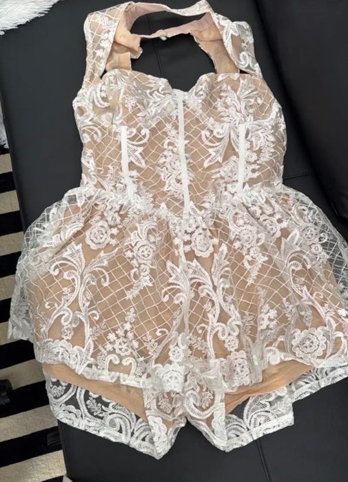 Дамска дантелена рокля