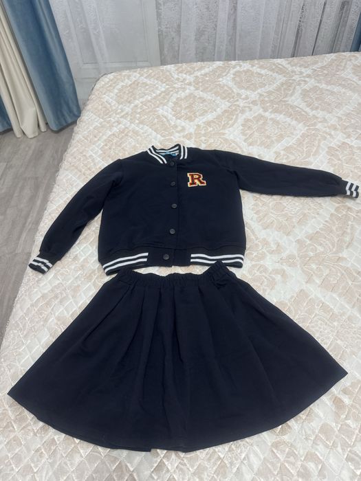 Школьная форма для девочки синего цвета