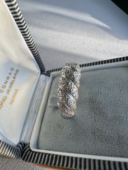 Inel din argint si diamant