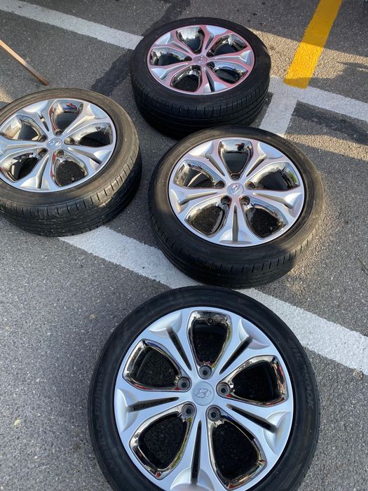 Jante 17 Hyundai Tucson Santa Fe Kona Sonata i20 i30 i40 Ioniq ix20 ix35 r17+anvelope