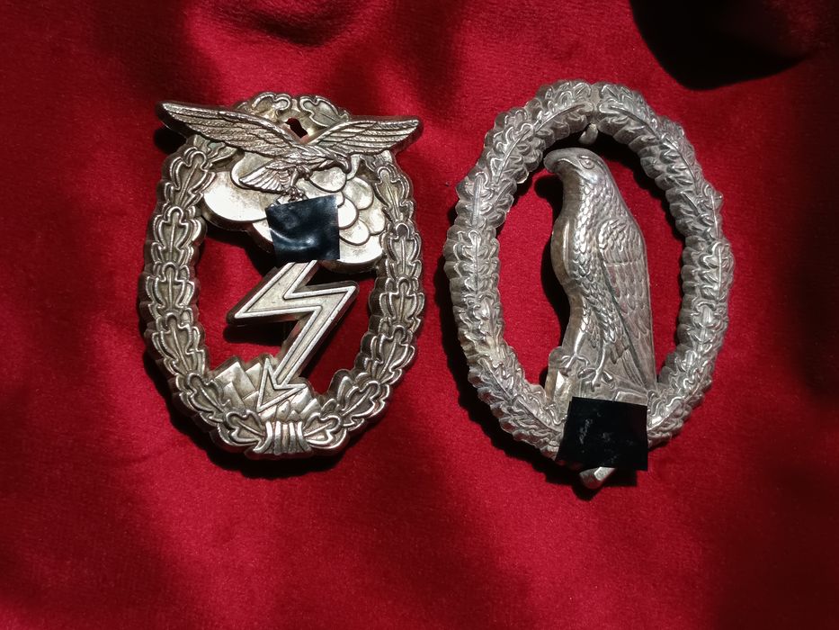 WW2 Lot  6 insigne germane Luftwaffe și Fallschirmjager/Repro noi ! Preț pentru o piesa !