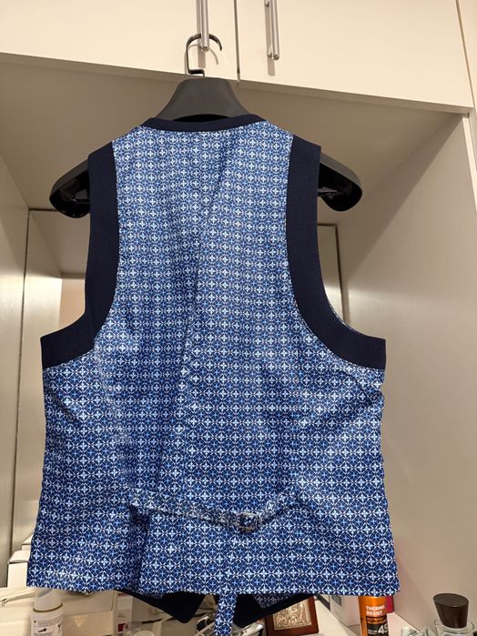 Costum Elegant 3 piese Bleumarin