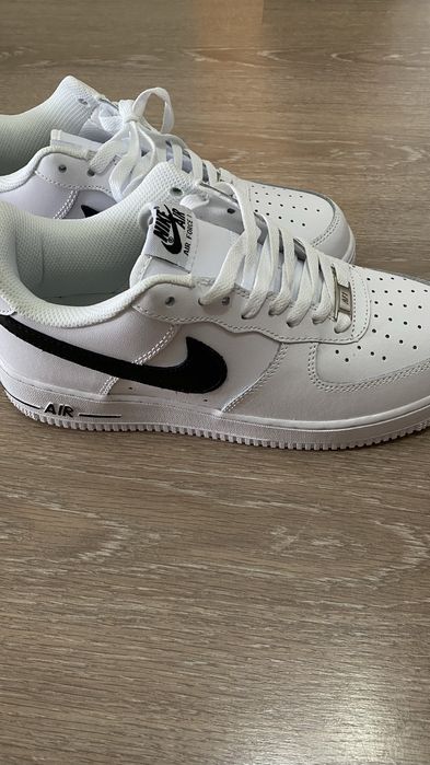 Nike Air Force 1 Low (Белые с черным)