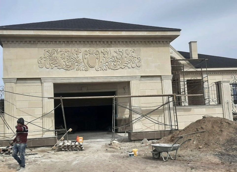 Монтаж Травертина , Гранита , Мрамора