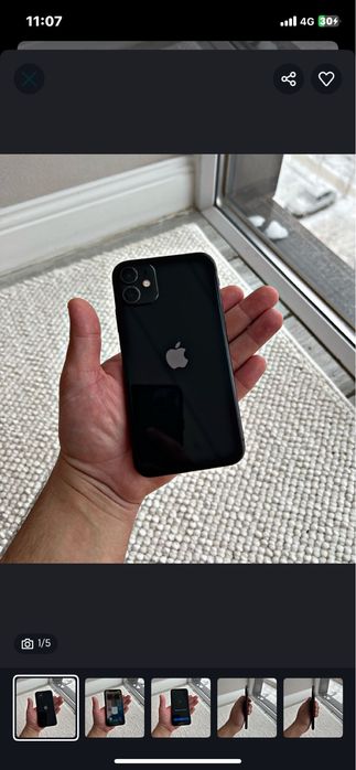 Продам айфон 11 64/73%